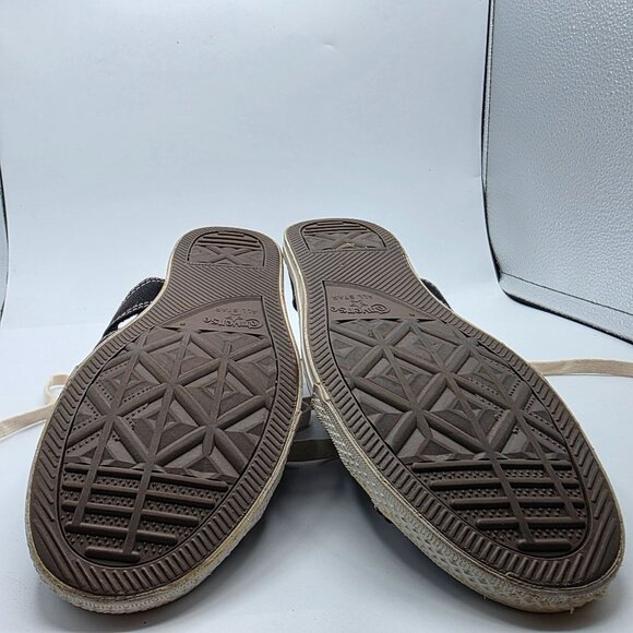 Converse Chuck Taylor All Star Gladiator Womens Size 7 Black White Sandals - Picture 11 of 13